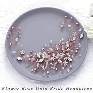 NEW - Pearl & crystal hair vine